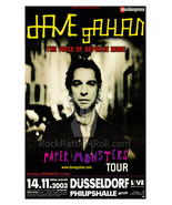 DAVE GAHAN 2003 GERMAN CONCERT POSTER 11x17 DEPECHE MODE PAPER POP ROCK ... - $11.20