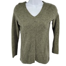 Griffen Cashmere V Neck Long Sleeve Sweater Women&#39;s Size Small - $23.52