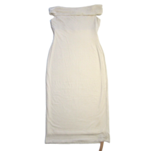 NWT Reformation Jamen Midi in Ivory Velvet Knit Off-Shoulder Dress L $198 - £127.89 GBP