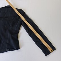 Antonio Melani Women's Black 3-Button Front Closed Pockets Blazer Jacket Size 2 image 9