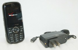 LG VN250 Cosmos Verizon BLACK Cell Phone 1.3 MP Slider Qwerty 1xRTT Grade B - £14.75 GBP