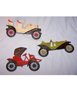 3 Vintage Midwest Metal Antique Cars Wall Plaques-1910 Buick, 1909 Hupmo... - $345.18 MXN