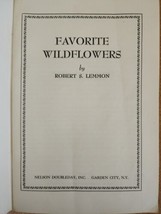 National Audubon Society Nature Program Favorite Wildflowers 1954 - £2.25 GBP