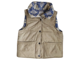 DOUBLE RL SLEEVELESS  WOMENS QUILTED SUEDE VEST $1400 FREE WORLDWIDE SHI... - £777.98 GBP