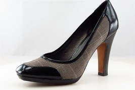 Circa Joan &amp; David Pump Black Fabric Women Heel Shoes Size 6.5 M - £15.53 GBP