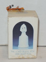 1985 Precious Moments The Lord Bless You And Keep You Thimble #100633 HTF Enesco - £27.12 GBP
