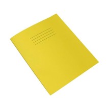 RHINO 48 Page Exercise Book - Yellow (Pack of 10)  - £19.31 GBP