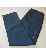 Men&#39;s Tommy Hilfiger pants 36 W 32 L custom fit 78A6633 slate blue 907 NWT - £32.79 GBP