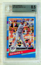 1991 Donruss Baseball Card - Ken Griffey, Jr. #77 - BGS 8.5 NEAR MINT-MINT+ - £22.08 GBP
