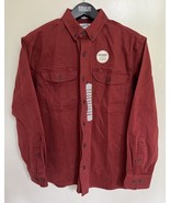 Duluth Trading Men&#39;s Free Swingin&#39; Moleskin Relaxed Fit Shirt Maroon Lg ... - $752.67 MXN