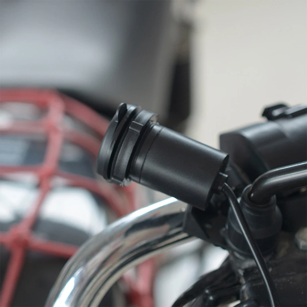 Motorcycle Waterproof USB Port Charger - 12V Motorcycle Handlebar/Rearview Mir - £13.38 GBP