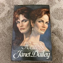 Heiress Contemporary Romance Hardcover Book by Janet Dailey Suspense Drama 1987 - £9.64 GBP