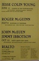 Jesse Colin Young Roger McGuinn of The Byrds Poster Nitty Gritty Dirt Band - £7.07 GBP
