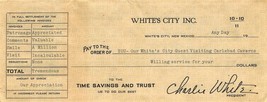 WHITE&#39;S Città Nuovo Messico ~Quadri~ Pubblicità Brochure ~1950s - £5.45 GBP