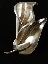 1940&#39;s - 50&#39;s Taxco Sterling Silver Calla Lilly Brooch By LOS CASTILLO 1... - £385.39 GBP