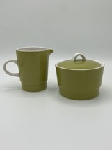 Premiere Deluxe Almier American Modern Covered Sugar Bowl &amp; Creamer - £16.06 GBP