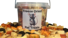 Freeze Dried Rat Treats –  Garden Harvest Crunch - 1oz Bucket - $8.99