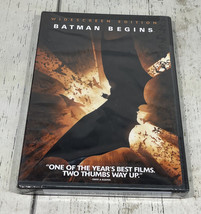 Warner Bros 2005 Christopher Nolan DC Comics Batman Begins Sci-Fi Video DVD New! - £3.14 GBP