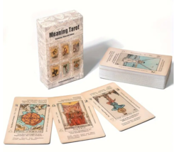Meaning Tarot 78 Card Deck - Keywords, Reversed &amp; Zodiac - Great for Beg... - £10.21 GBP