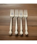 Rogers Brothers Daybreak Elegant Lady Set of 4 Salad Forks Reinforced Pl... - $19.99