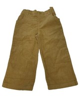 GarAmimals Toddler Size 24 Mths Dk Khaki Brown Corduroy Pants 100% Cotto... - $10.45
