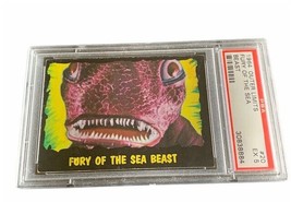 Outer Limits Daystar Card 1964 PSA 5 Monster Horror Sci Fi #20 Fury Sea Beast sp - £97.34 GBP
