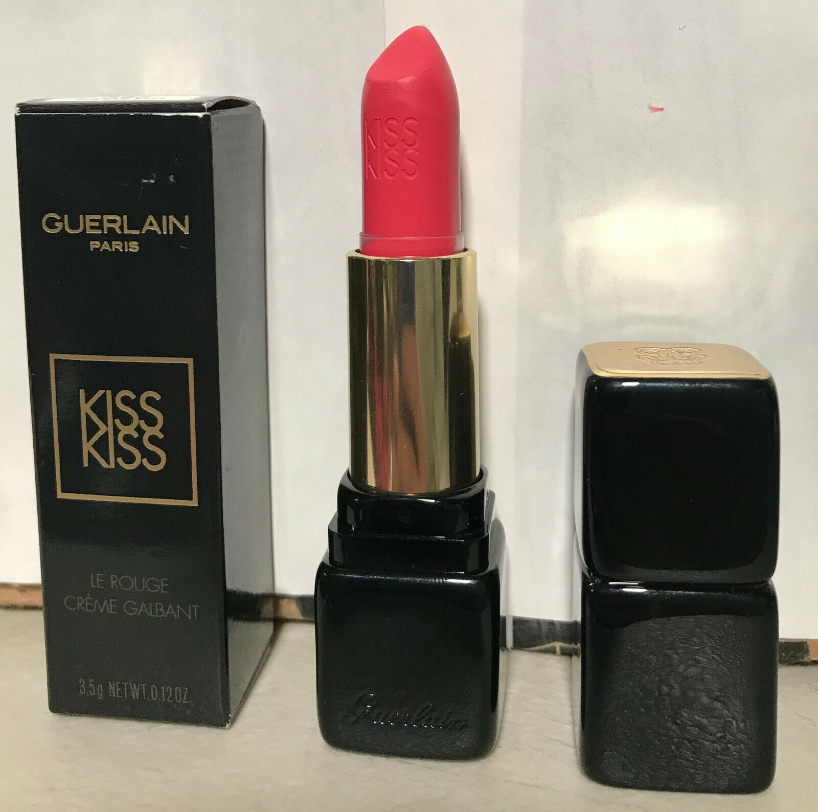 Guerlain KissKiss Shaping Cream Lip Color # 343 Sugar Kiss 0.12 oz - OPEN BOX - $24.18