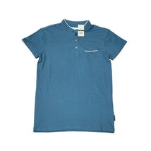 Scott James Shirt Mens Size Small Teal Short Sleeve - £12.47 GBP