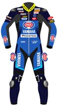YAMAHA RACING LEATHERS SCOTT REDDING, Motorcycle Rider Leather Racing Suit  - $451.22 CAD