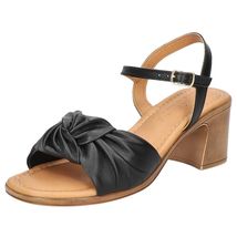 Bella Vita Women's Ave-Italy Heeled Sandal Black Italian Leather Size 10 Narrow - $1,098.13 MXN