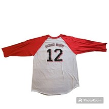 Samuel Adams XL Cincinnati Brewery 12 Taproom Baseball T-Shirt White Red Cincy  - £11.59 GBP