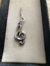 Music G Clef Pendant Approximately One Inch - £19.58 GBP