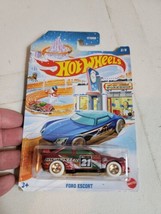 Hot Wheels Holiday Hot Rod 2021 W3099 3/5 Ford Escort NIP HW Diecast Car - $14.25