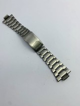 Vintage seiko stainless steel watch ￼strap,used.clean 9.6mm/22.5mm-1970s... - $11.68