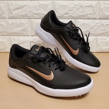 Nike Wmns Vapor Golf Shoes Golfing Womens Size 8.5 Black Gold AQ2324-001 - £55.49 GBP