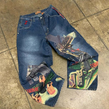 Men&#39;s Arme Blue &quot;Welcome to the Hood&quot; Denim Pants NWT - £117.15 GBP