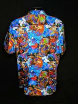 Robert Graham Skull Short Sleeve Sport Shirt  1XLT image 3