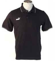 Puma Signature Black Short Sleeve Cotton Polo Shirt Men's NWT - $49.99