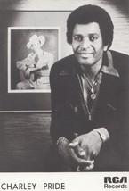 Charley Pride Country &amp; Western LP Record Launch 1970s RCA Photo - £7.07 GBP