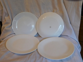 4 ea Corelle 8.5&quot; Small  Winter Frost  Plates  - $9.99
