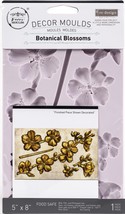 Prima Marketing Re-Design Mould 5&quot;X8&quot;X8mm-Botanical Blossoms - $24.66