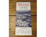 Fort Ticonderoga Great Stone Fortress Military Museum Lake Champlain Bro... - $45.53