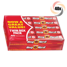 Full Box 40x Packs Wrigley's Big Red Cinnamon Flavor Chewing Gum ( 5ct Packs ) - $27.63