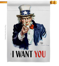 I Want You - Impressions Decorative House Flag H192348-BO - £29.09 GBP