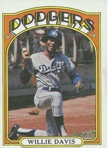 1972 Topps Willie Davis 390 Dodgers VG - £0.79 GBP