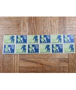 Easter Seals 1963 Stamp Block (24) Double Sided - $3.79