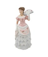 Vintage Homco Country Farmhouse Victorian Lady With Fan Porcelain Figure... - €13,70 EUR