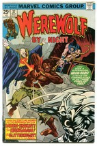 Werewolf By Night 37 VF 7.5 Marvel 1976 Bronze Age Moon Knight Clone - £183.12 GBP