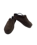 Eddie Bauer Firelight Moc Scuff Mens shoes Brown 11 M Suede Shearling Sl... - $34.47