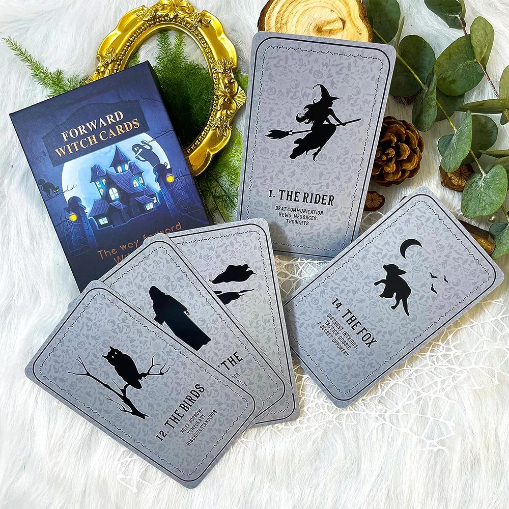 Witch Tarot Cards in Box English Version Prophecy Oracle Deck Toro Taro - £81.18 GBP